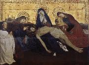 Enguerrand Quarton Our Lady of condolences to Jesus oil painting on canvas